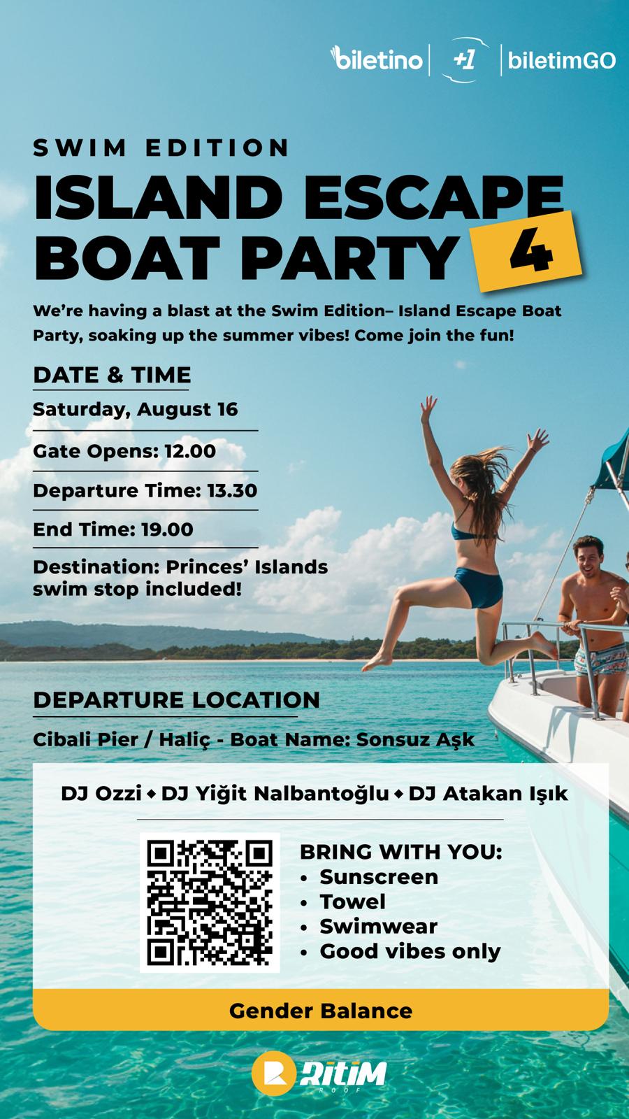 ISLAND ESCAPE BOAT PARTY